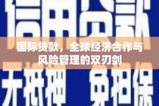 江西国际贷款，全球经济合作与风险管理的双刃剑