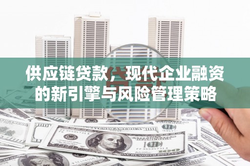 江西供应链贷款，现代企业融资的新引擎与风险管理策略
