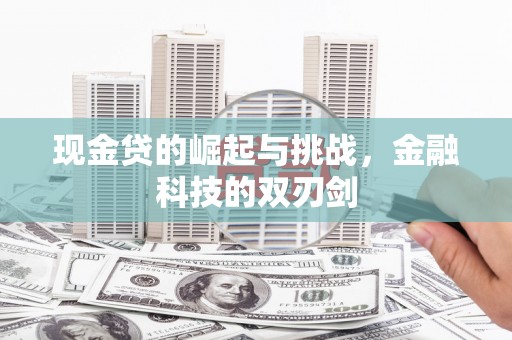 江西现金贷的崛起与挑战，金融科技的双刃剑