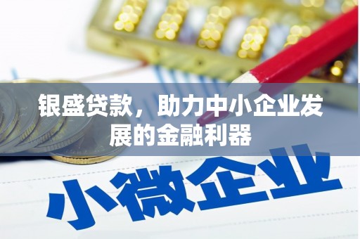 江西银盛贷款，助力中小企业发展的金融利器