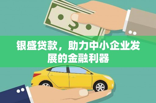 江西银盛贷款，助力中小企业发展的金融利器