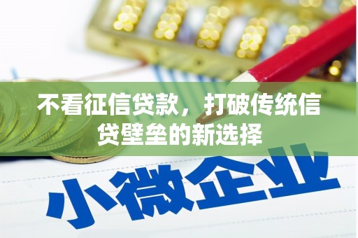江西不看征信贷款，打破传统信贷壁垒的新选择