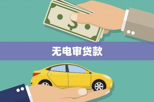 江西无电审贷款