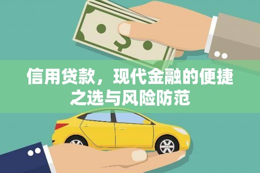 江西信用贷款，现代金融的便捷之选与风险防范