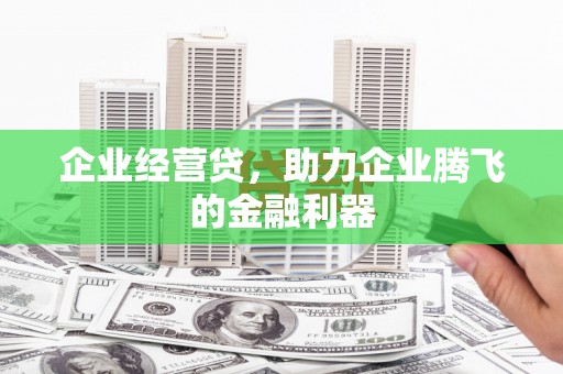 江西企业经营贷，助力企业腾飞的金融利器