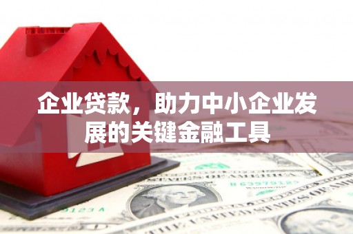 江西企业贷款，助力中小企业发展的关键金融工具