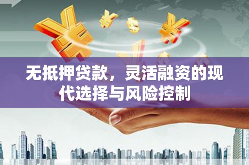 江西无抵押贷款，灵活融资的现代选择与风险控制