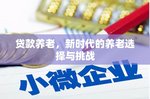 江西贷款养老，新时代的养老选择与挑战
