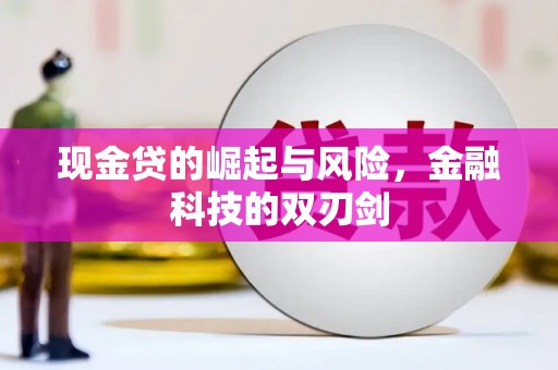 江西现金贷的崛起与风险，金融科技的双刃剑