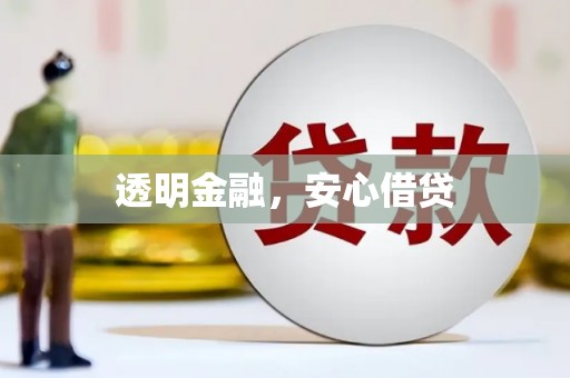 江西透明金融，安心借贷